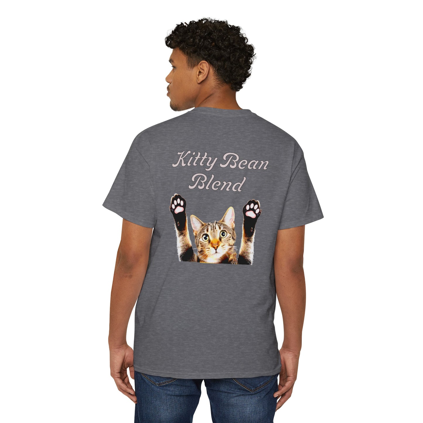 Kitty Bean Blend Unisex Heavy Cotton Pocket Tee