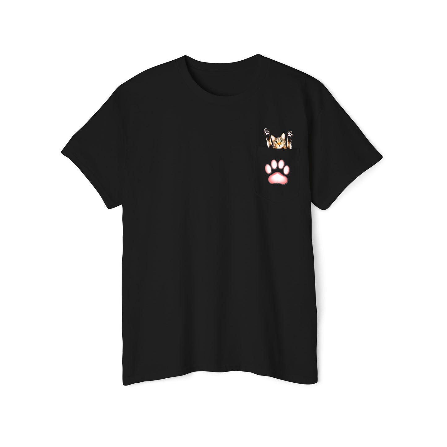 Kitty Bean Blend Unisex Heavy Cotton Pocket Tee