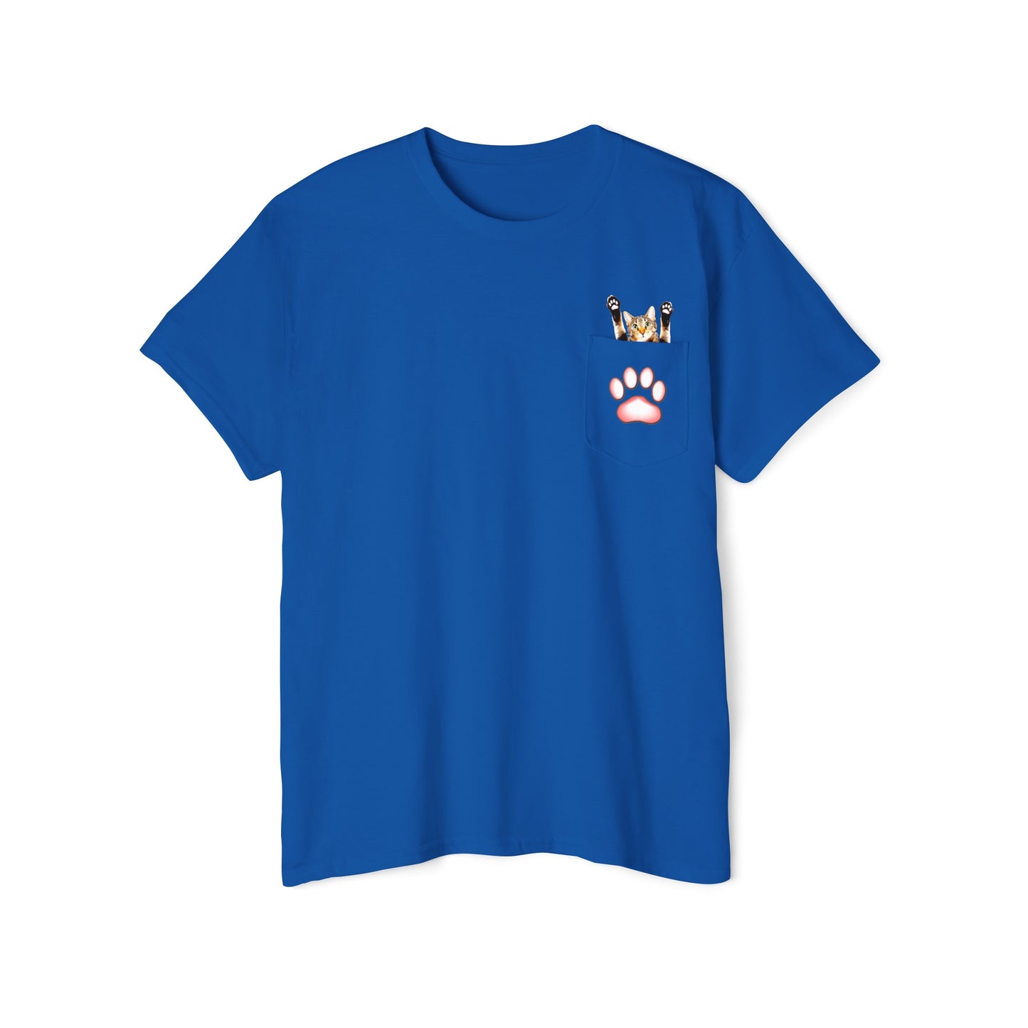 Kitty Bean Blend Unisex Heavy Cotton Pocket Tee