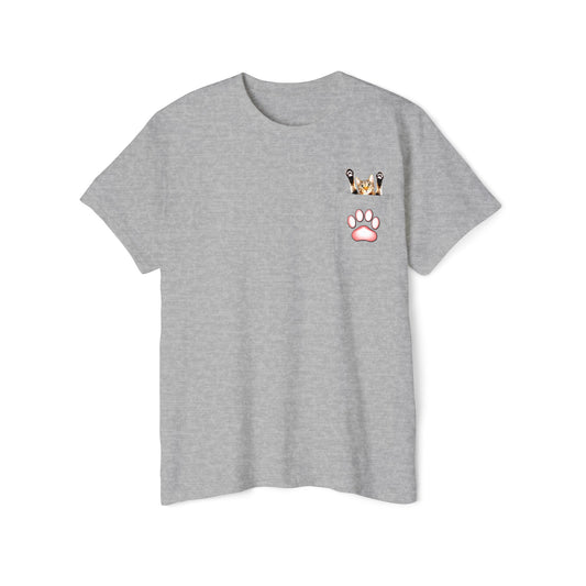 Kitty Bean Blend Unisex Heavy Cotton Pocket Tee