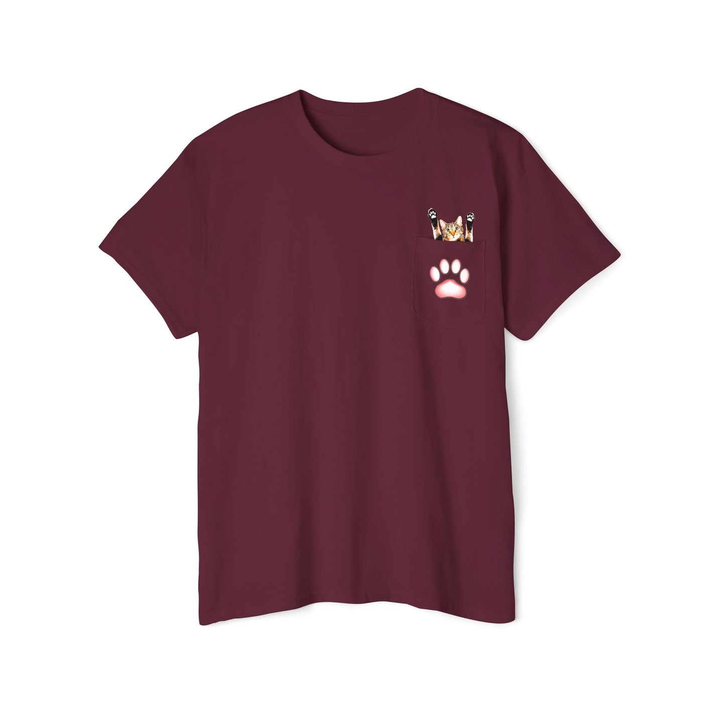 Kitty Bean Blend Unisex Heavy Cotton Pocket Tee